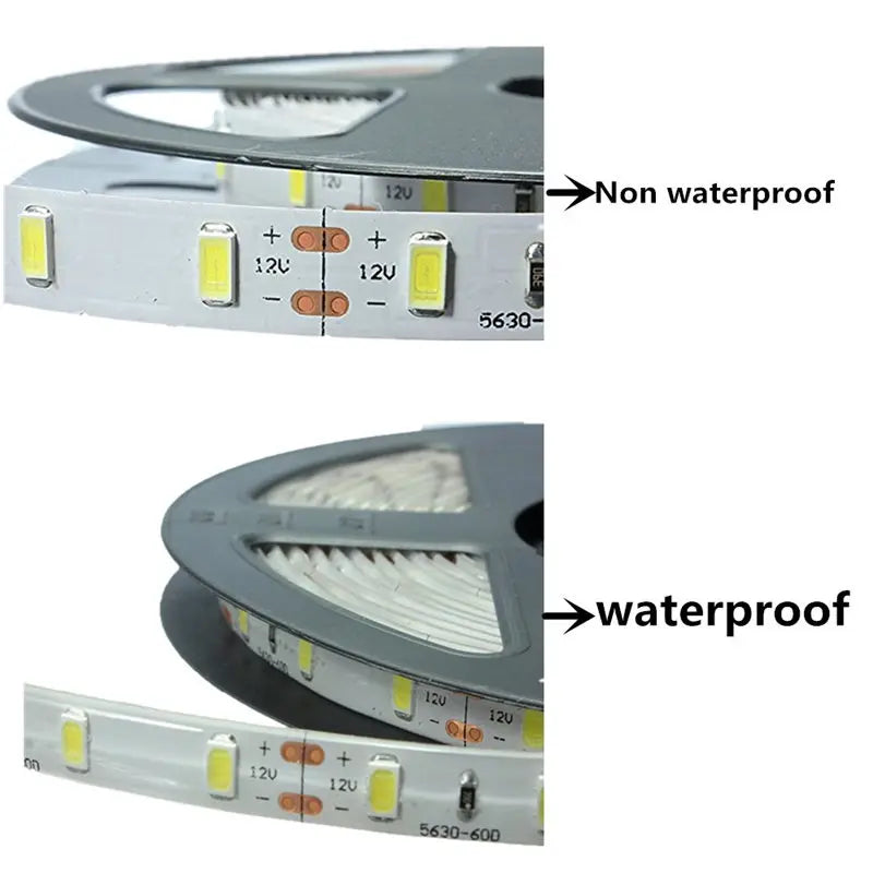 Waterproof 16.4ft LED Strip Light in Warm and Cool White