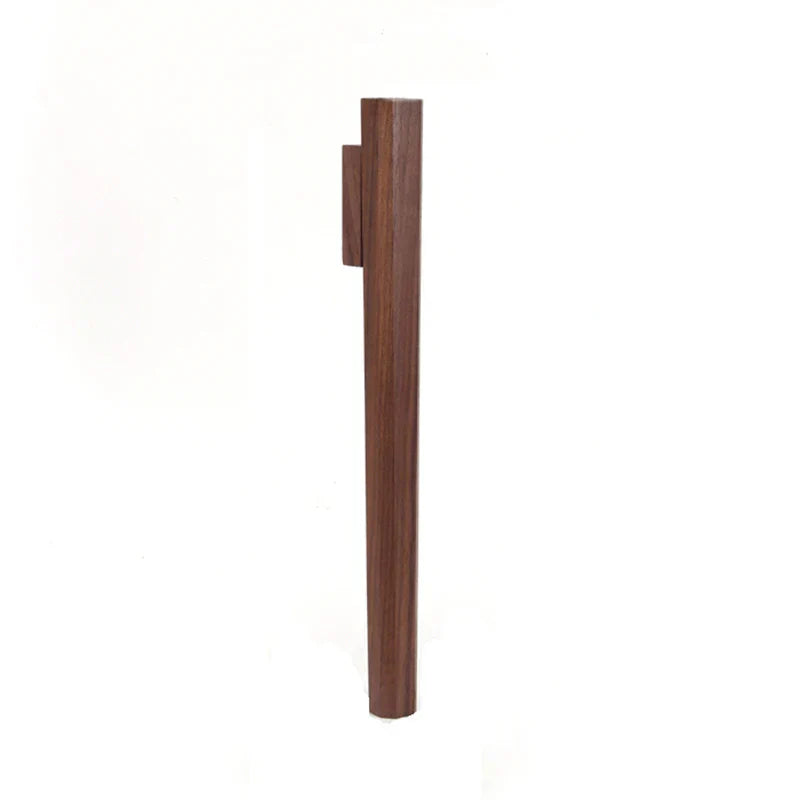 Handcrafted Solid Wood Wall Vase in Black Walnut or Beech