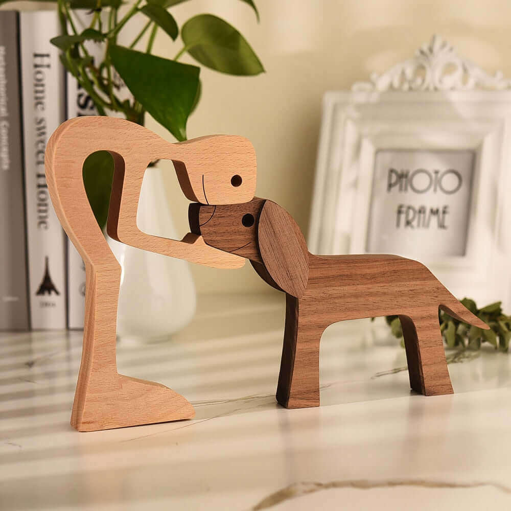 Danish Hand-Carved Wooden Animal Ornaments