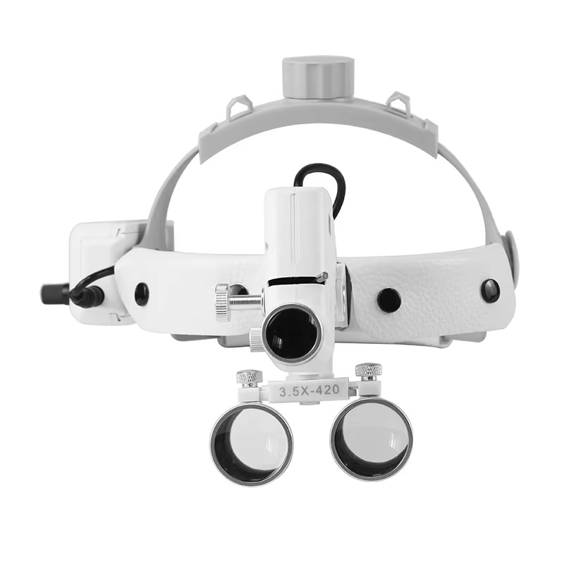 LED Headlamp with 5W Light and 3.5X Magnification Loupes