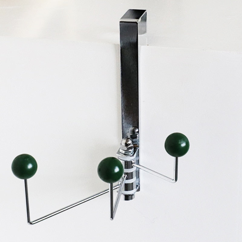 Eames Style Dot Wall Hooks - Chrome Finish Metal and Plastic