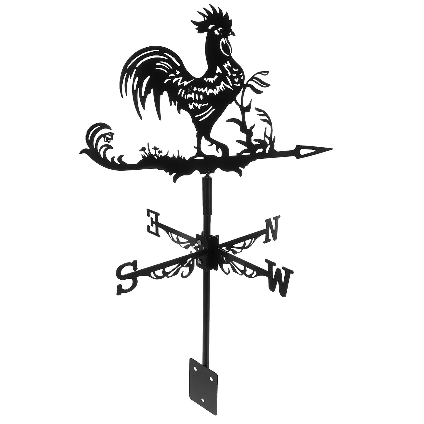 Rooster Weather Vane Decor in Iron