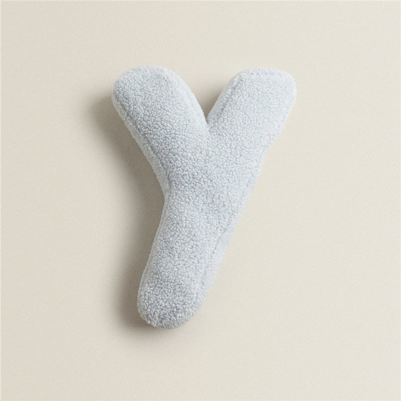 Soft Plush Letter Pillow for Kids - Customizable Decorative Accent