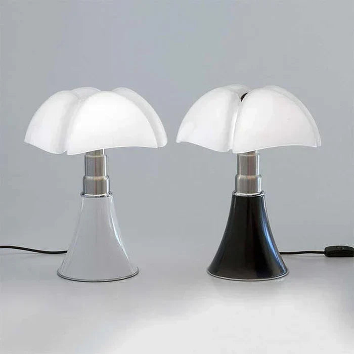 Floral Table Lamp with Adjustable Height and Dimmable LED