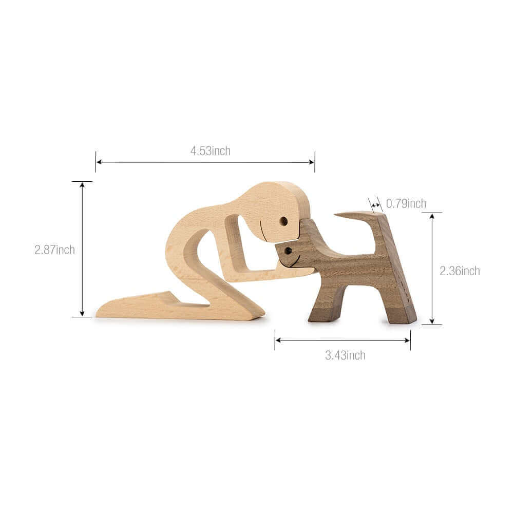 Danish Hand-Carved Wooden Animal Ornaments