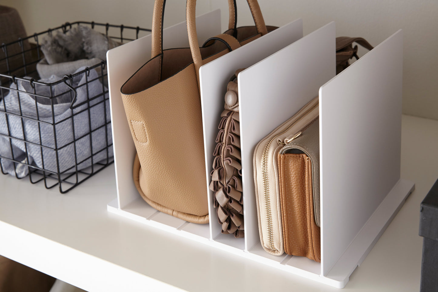 Handbag Organizer with Adjustable Dividers - Set of 2