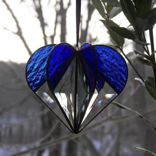 Handmade Heart-Shaped Acrylic Sun Catcher