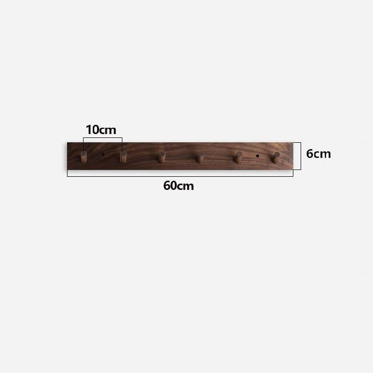 Minimalist Handcrafted Wooden Wall Hanger with Natural Aesthetics