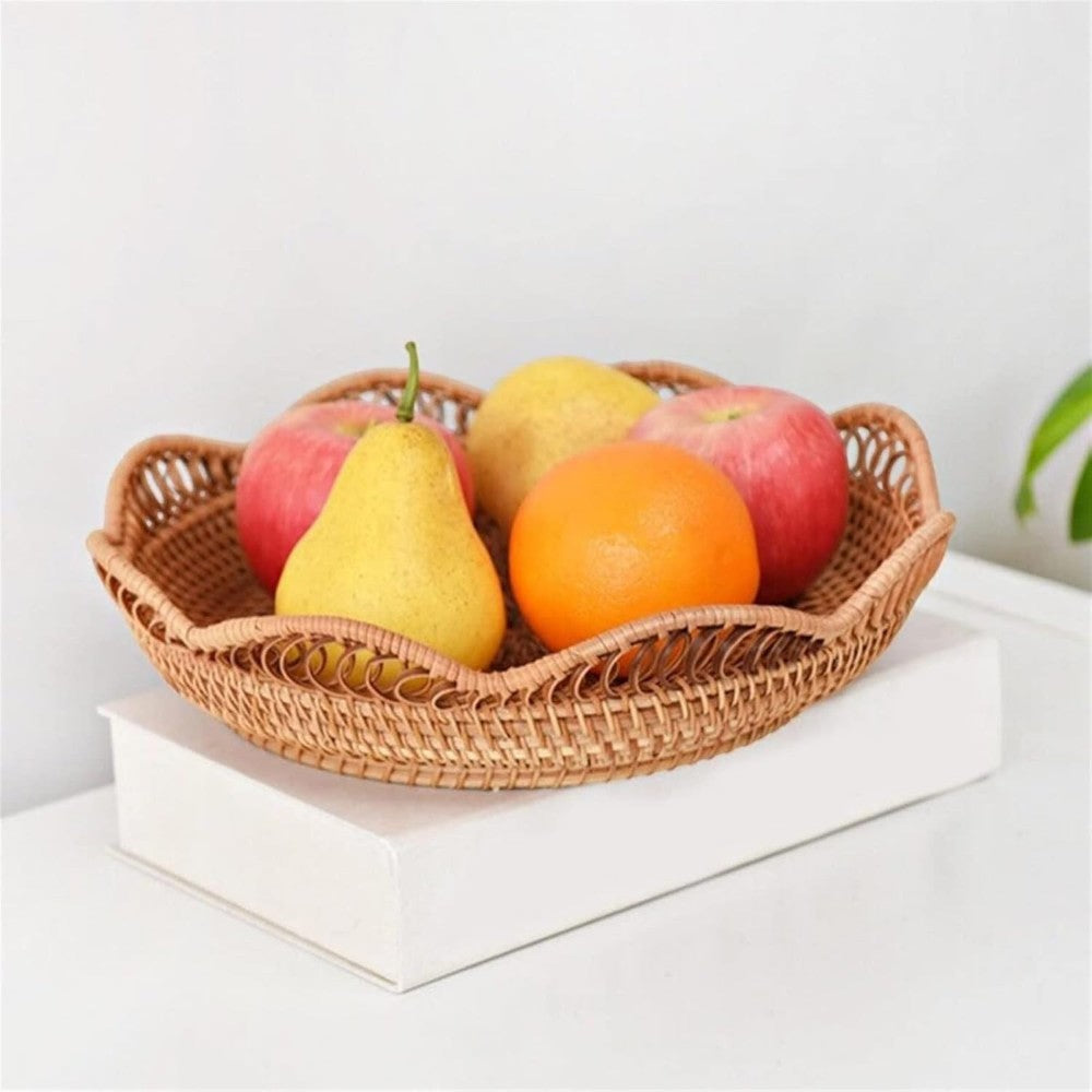 Handwoven Eco-Friendly Rattan Storage Basket
