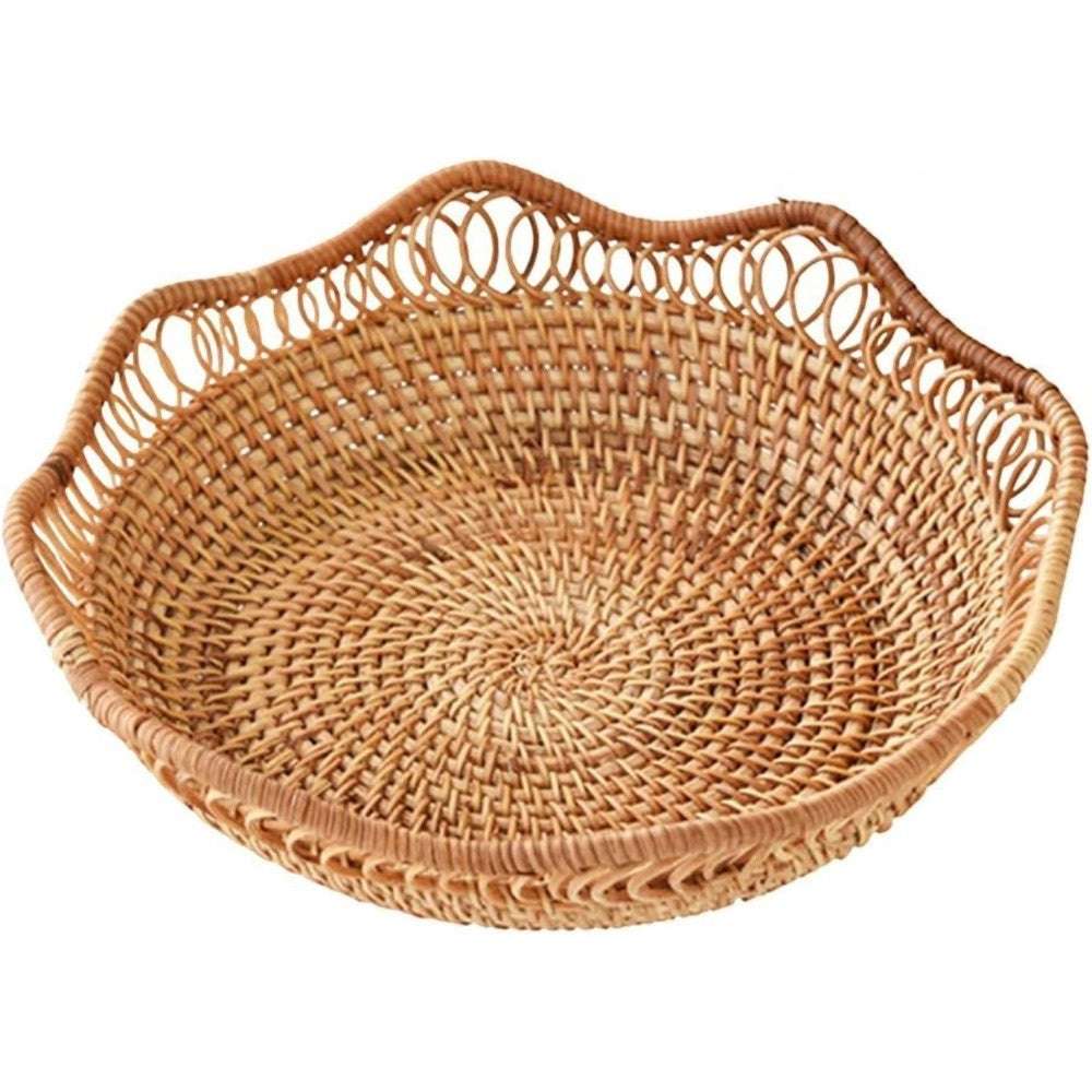 Handwoven Eco-Friendly Rattan Storage Basket