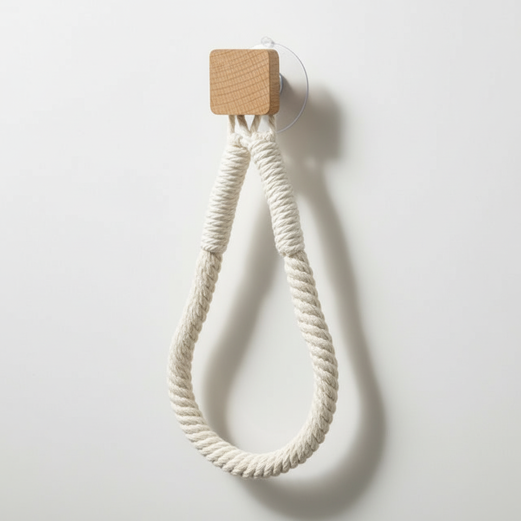 Hemp Rope Wall-Mounted Paper Holder