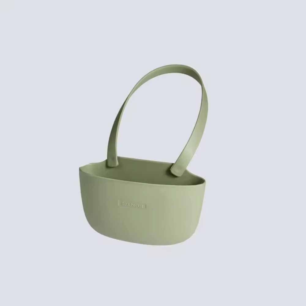 Hanging Silicone Sink Organizer for Sponges and Tools