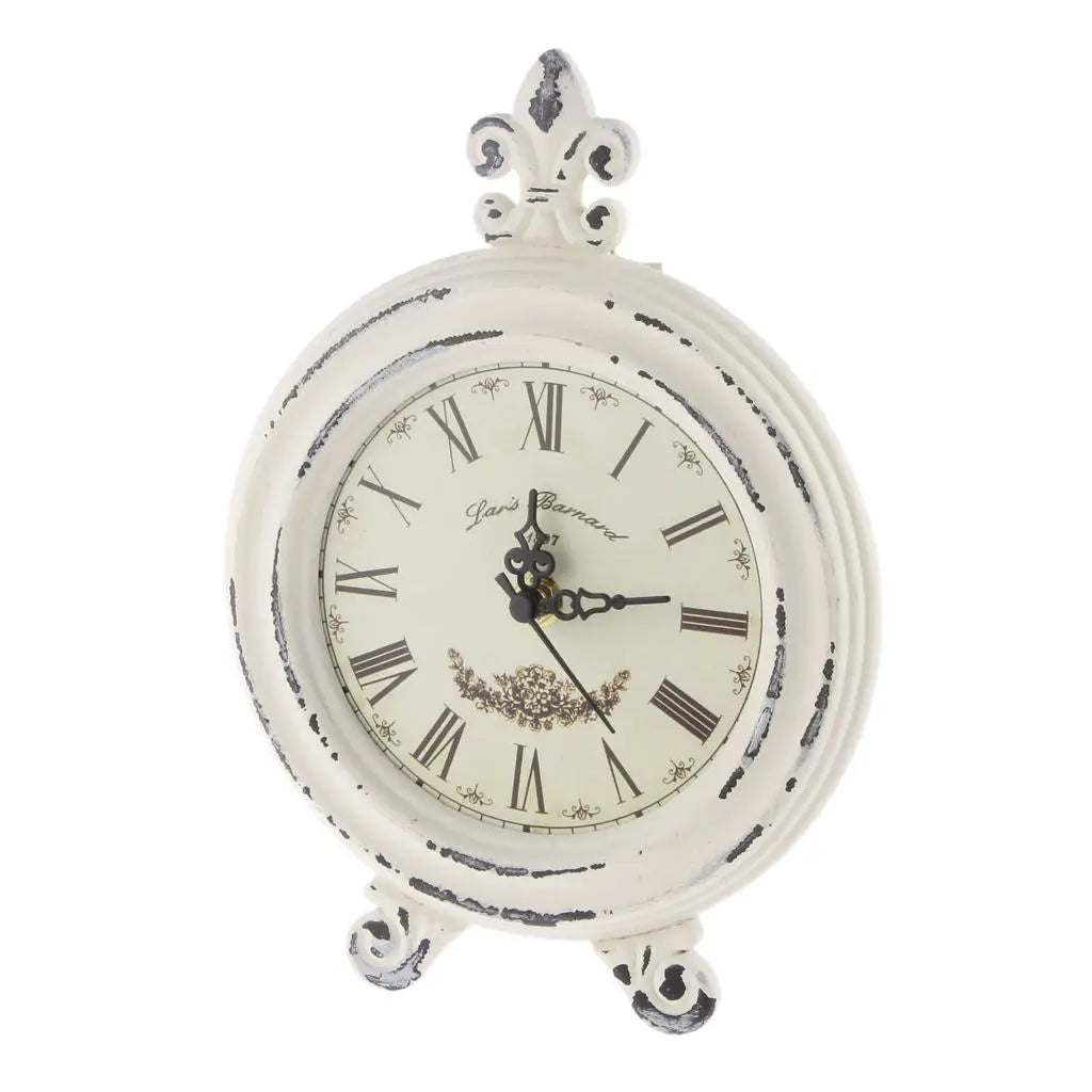 Vintage European Style Wooden Alarm Clock