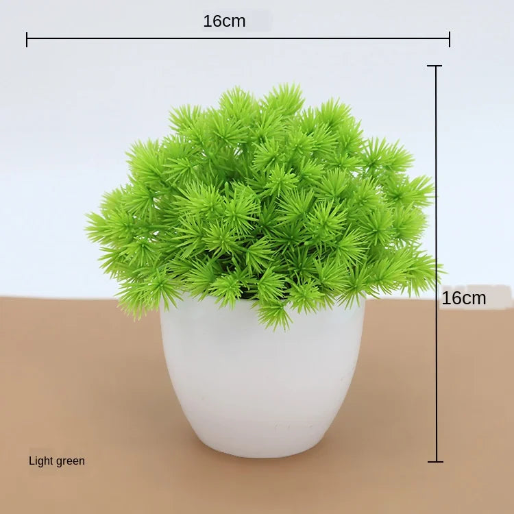 Mini Plastic Bonsai Tree for Desk Decor