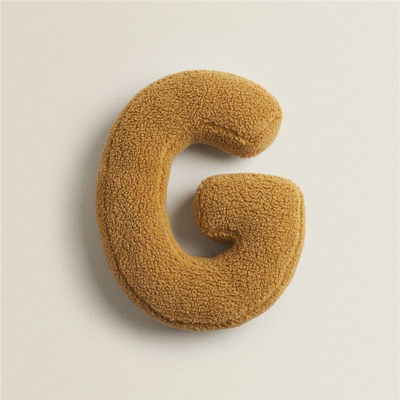 Soft Plush Letter Pillow for Kids - Customizable Decorative Cushion