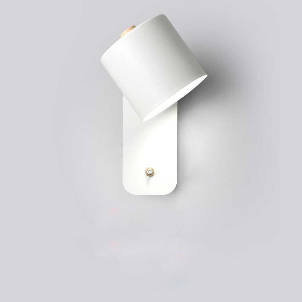 Adjustable Modern LED Wall Lamp with Built-In Switch