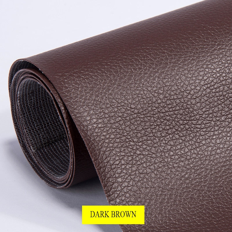 Self-Adhesive Leather Repair Patch Kit for Synthetic Surfaces