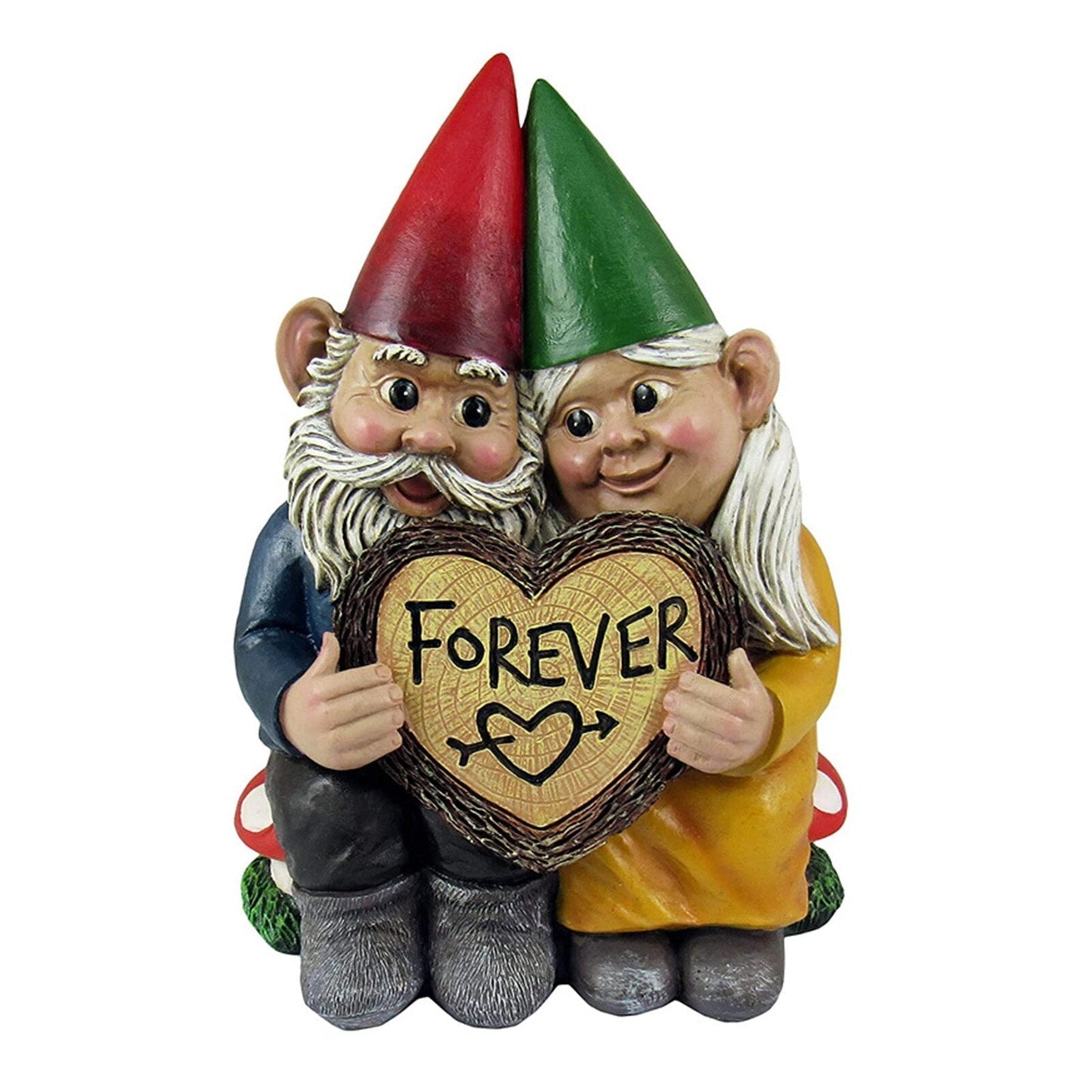 Surfboard Garden Gnome Statue - Playful Outdoor Decor