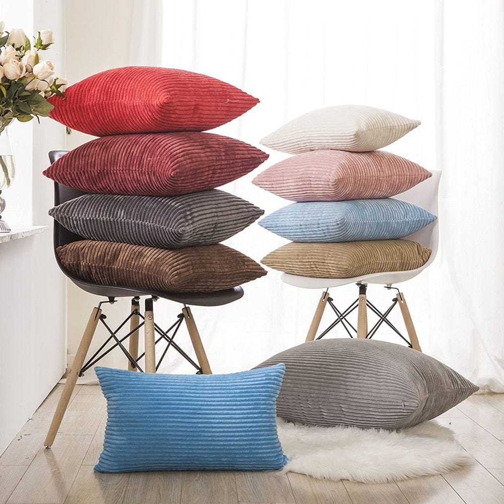 Durable Cord Pillowcase Cover - Bright Colors
