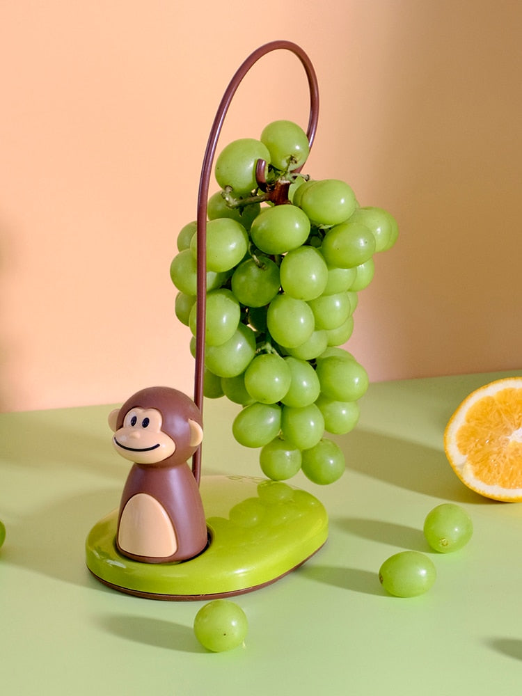 Monkey-Shaped Banana Hanger Stand for Kitchen Storage