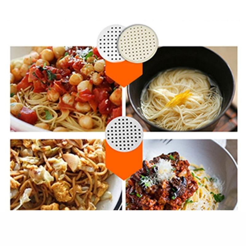 Manual Stainless Steel Pasta Maker for Fresh Noodles