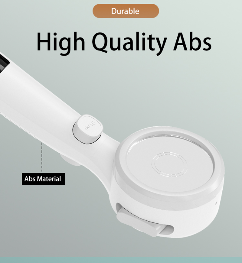 Shower Head with Built-in Temperature Display and 4 Settings