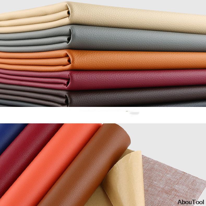 Self-Adhesive Leather Repair Patch Kit for Synthetic Surfaces