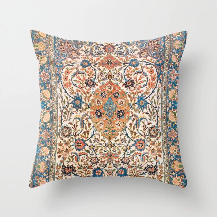 Moroccan Style Boho Cushion Cover with Concealed Zipper