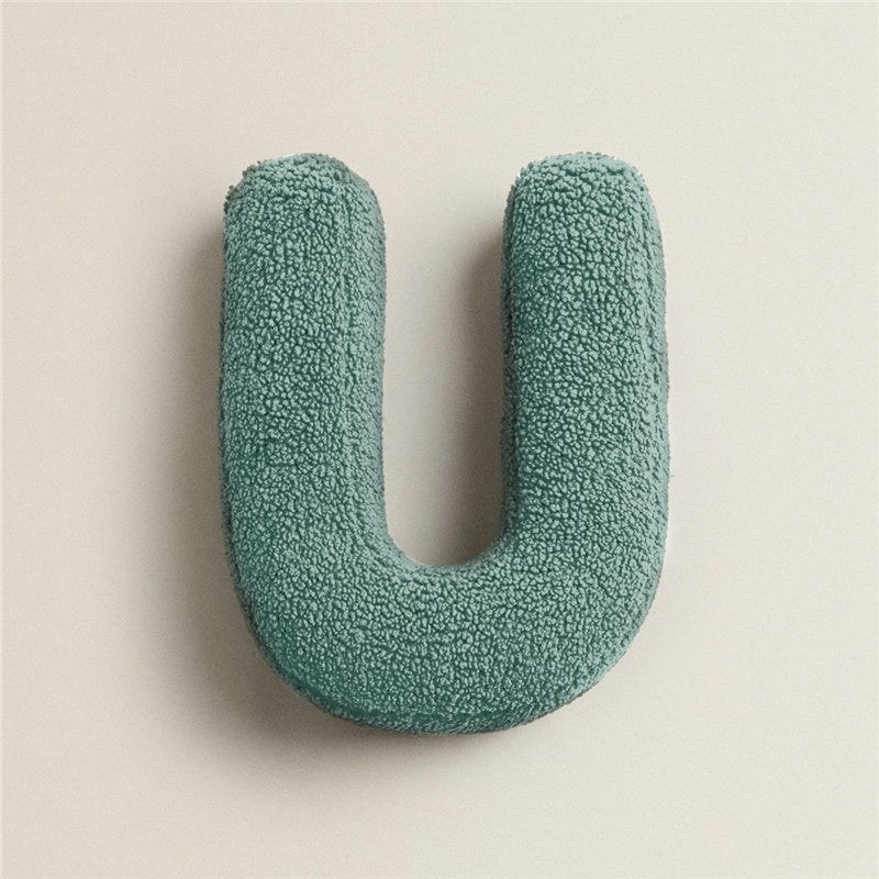 Soft Plush Letter Pillow for Kids - Customizable Decorative Accent