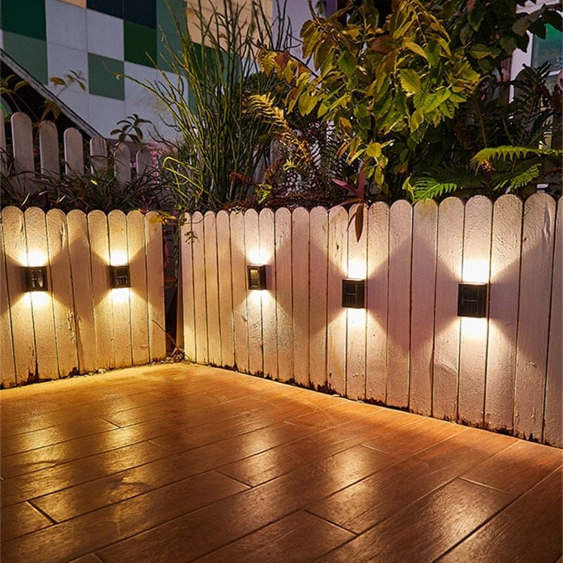 Solar-Powered Modern Patio Wall Light
