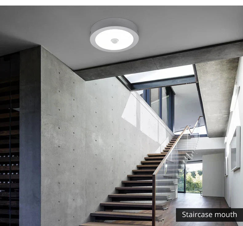 Motion Sensor LED Ceiling Lights - Aluminum Recessed Lighting