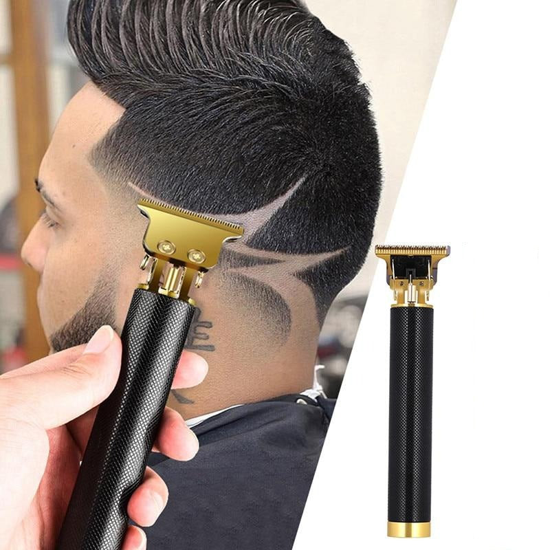 Cordless T-Blade Electric Hair Clipper for Precise Grooming