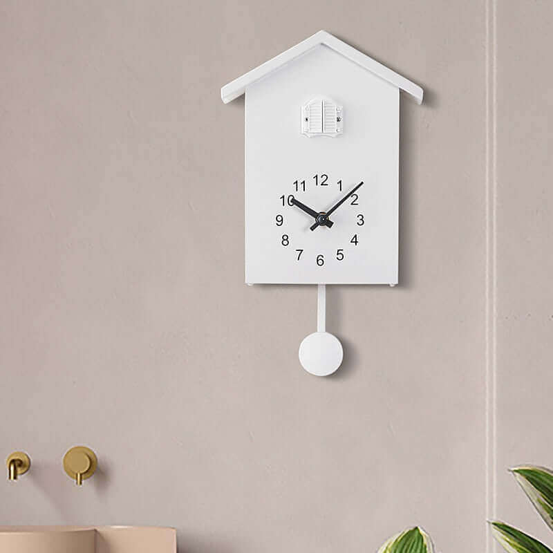 Modern Colorful Cuckoo Clock with Whimsical Bird Mechanism