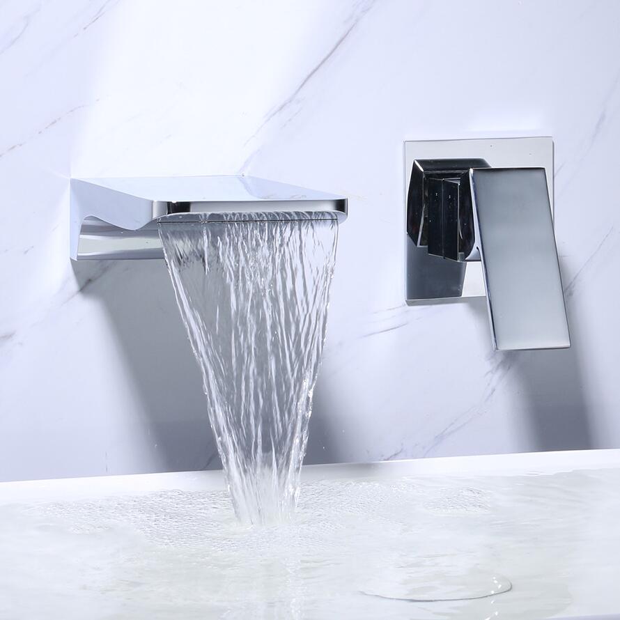 Modern Wall-Mounted Touchless Water Faucet