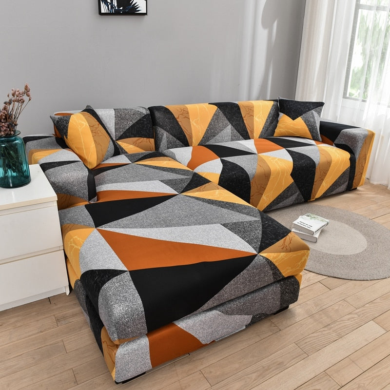 Modern Non-Slip Colorful Elastic Sofa Cover 35-118 Inch