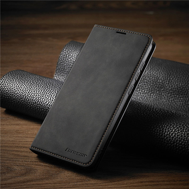 Magnetic Leather Huawei Case for Stylish Protection