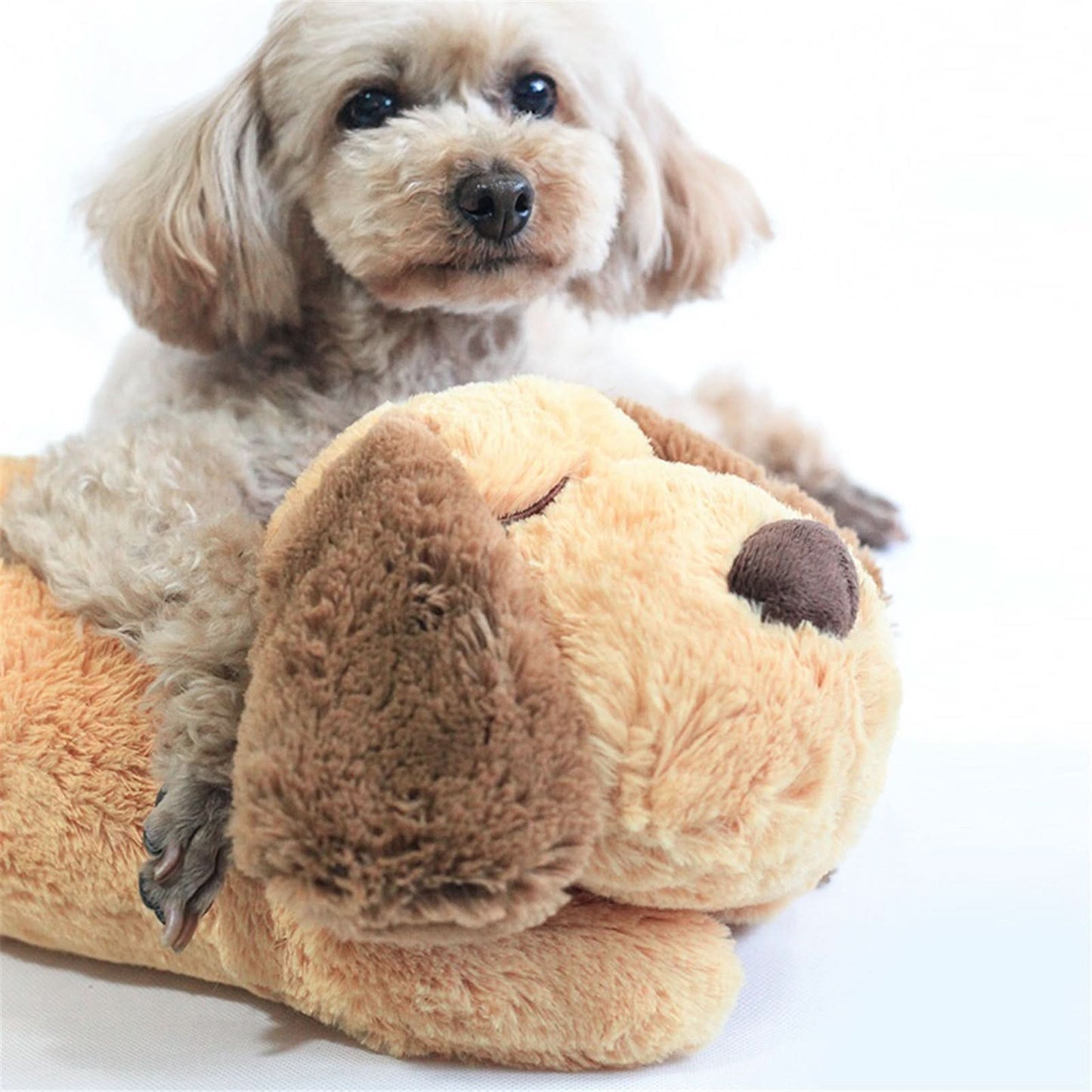Heartbeat Plush Toy for Puppies - Soothing Cuddle Companion