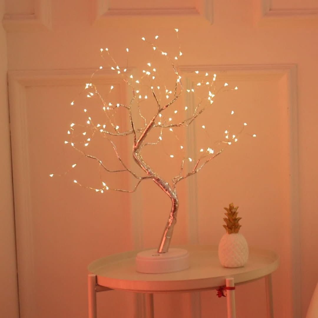 Bonsai Tree Table Lamp with Adjustable Branches