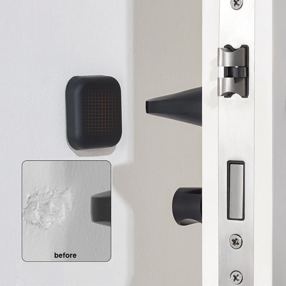 Silicone Door Stopper with Self-Adhesive Shock Absorption