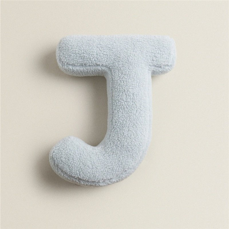Soft Plush Letter Pillow for Kids - Customizable Decorative Cushion