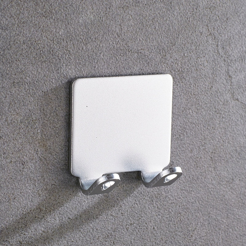 Wall Mounted No-Drill Razor Holder Hook for Bathroom Storage