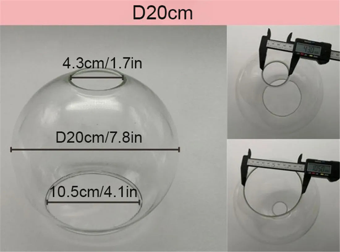 Clear Glass Bell Lamp Shade for Elegant Light Diffusion