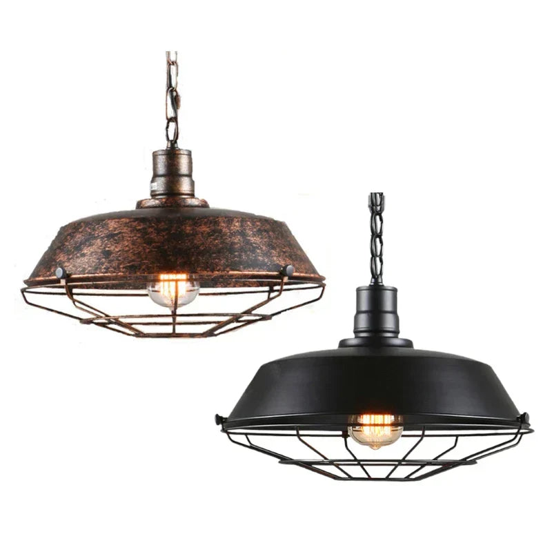 Industrial Vintage Iron Pendant Light Chandelier for Home and Commercial Use