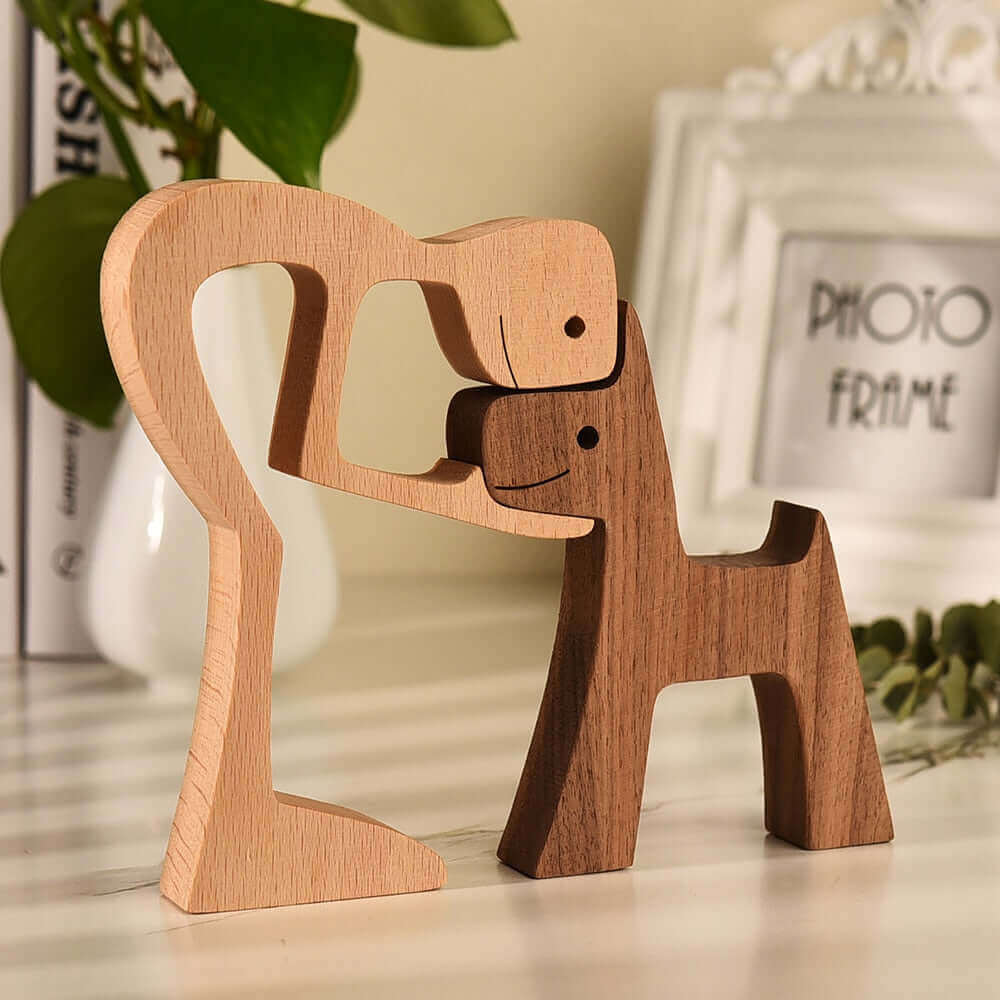 Danish Hand-Carved Wooden Animal Ornaments