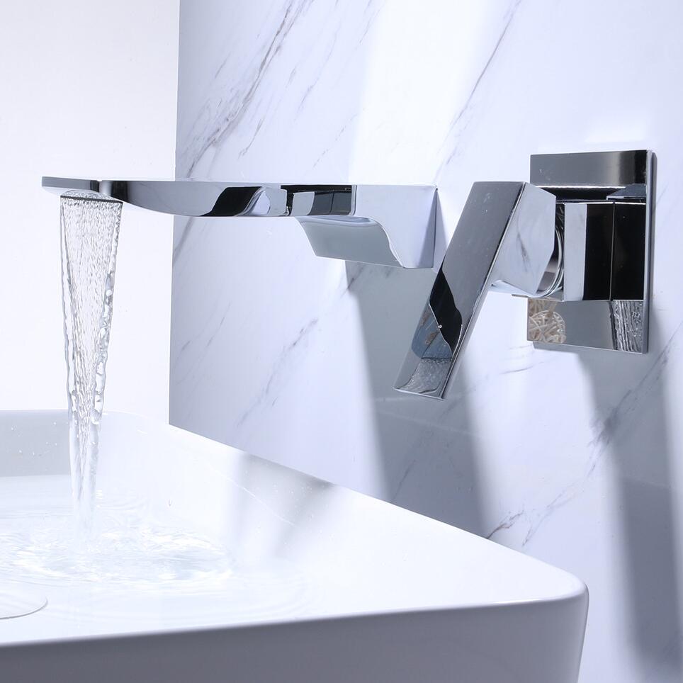 Modern Wall-Mounted Touchless Water Faucet