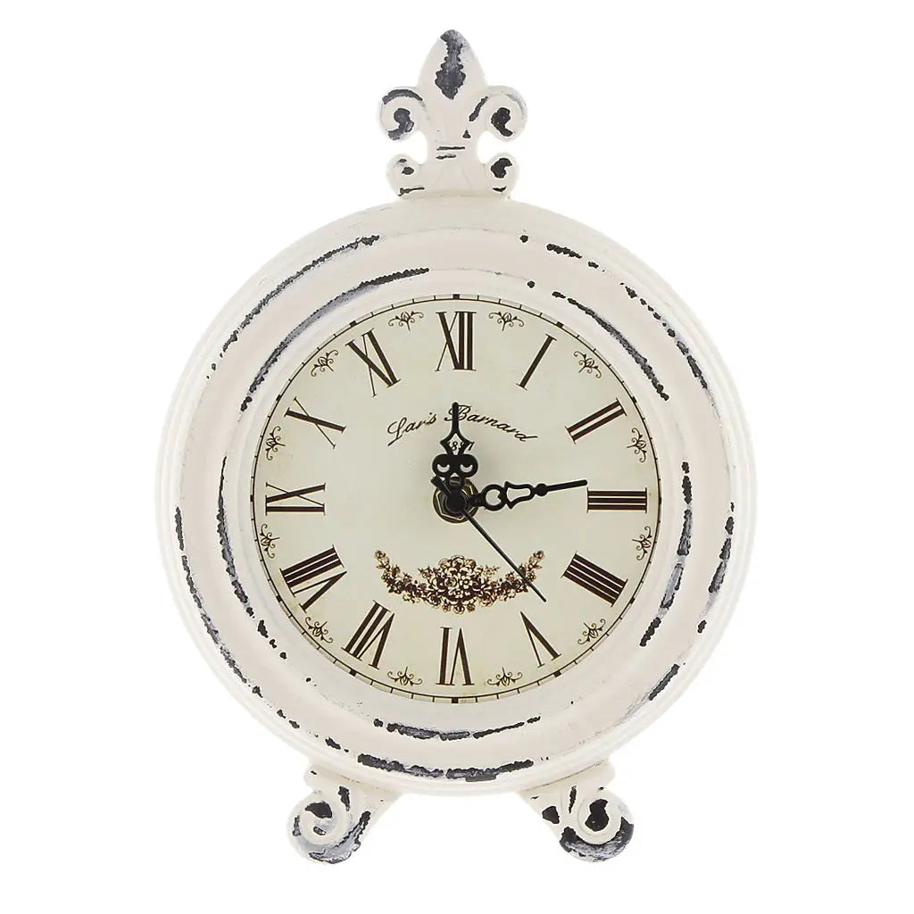 Vintage European Style Wooden Alarm Clock