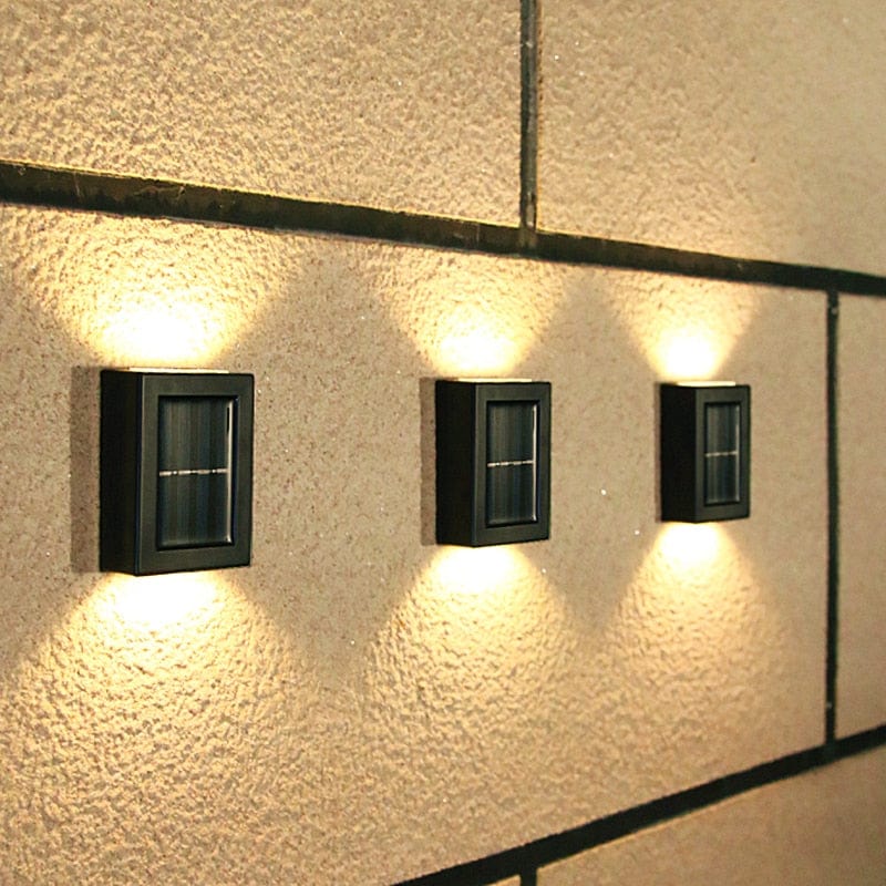 Solar-Powered Modern Patio Wall Light