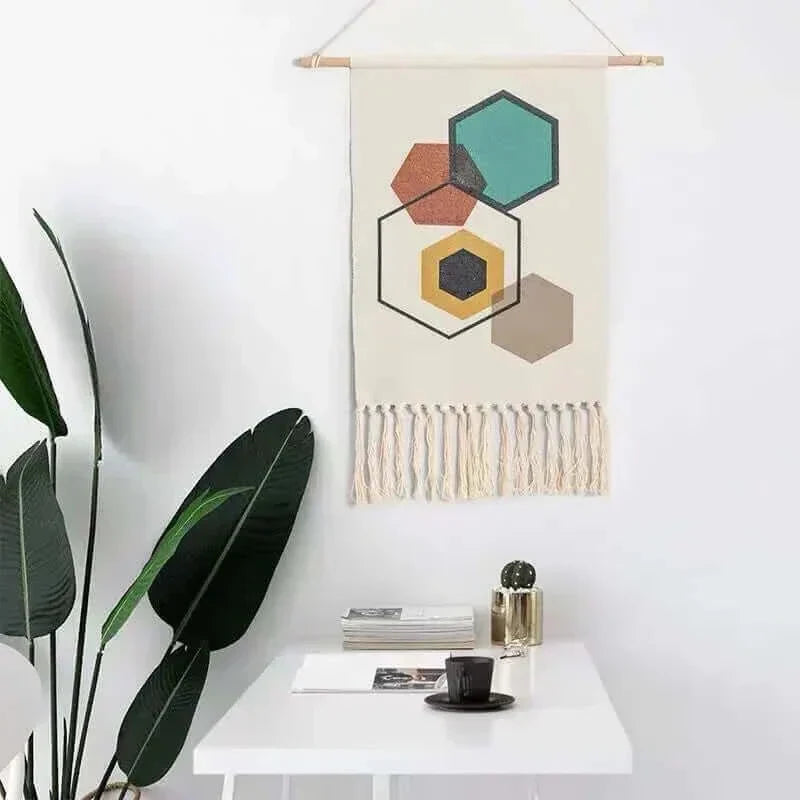 Boho Cotton Macrame Wall Hanging Rug