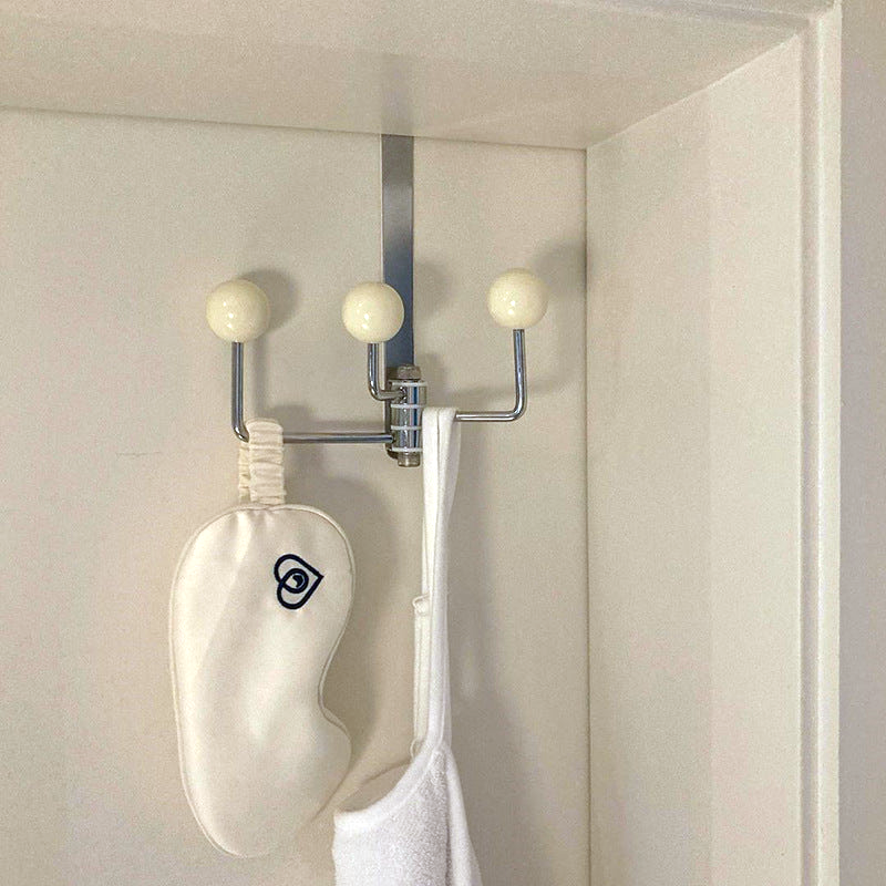 Eames Style Dot Wall Hooks - Chrome Finish Metal and Plastic