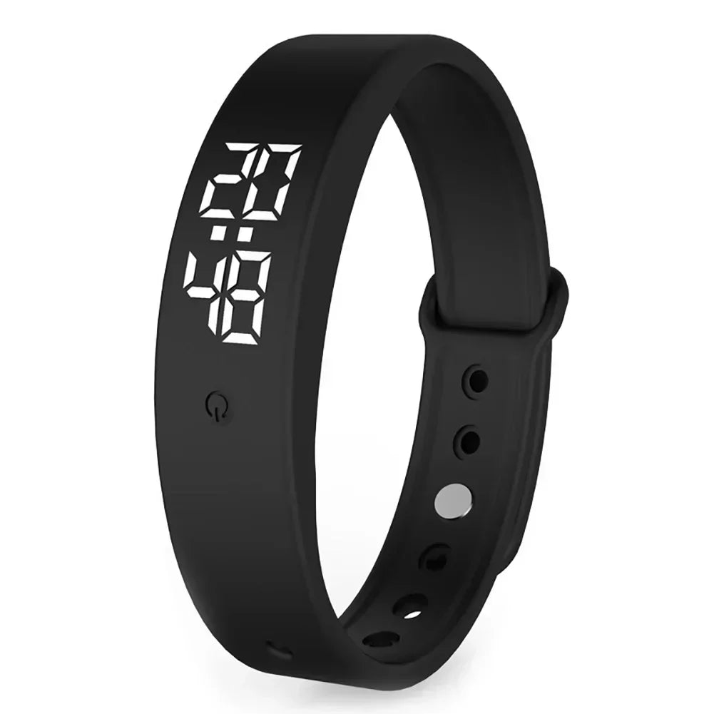 Waterproof Smartwatch with Vibration Alarm and Fitness Tracking